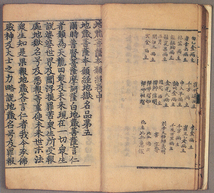 지장보살본원경권중의수