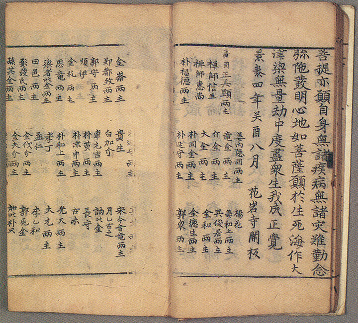 지장보살본원경의간기문