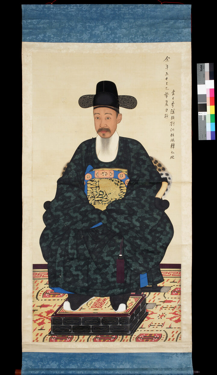 보물 이하응 초상 일괄(흑단령포본)