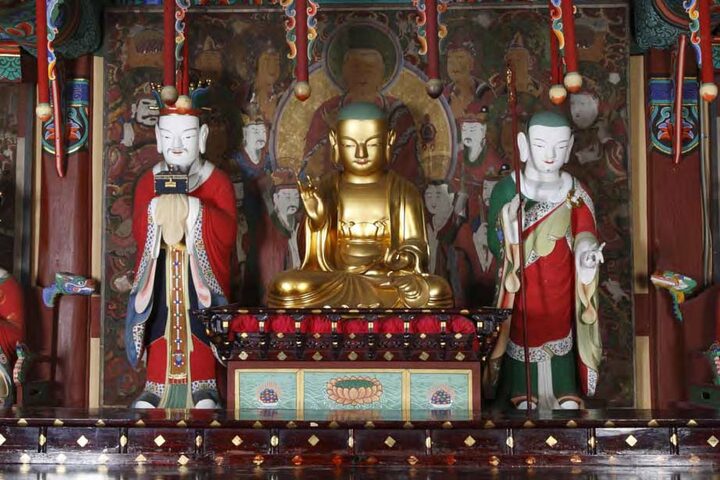 서울 화계사 목조지장보살삼존상 및 시왕상 일괄