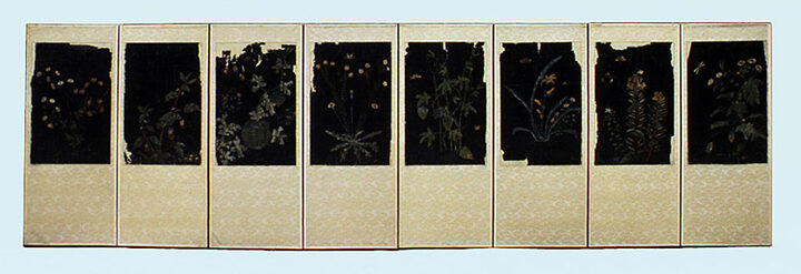 자수 초충도 병풍(刺繡 草蟲圖 屛風)