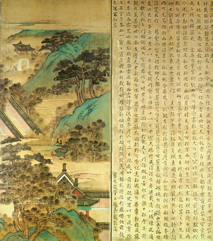 헌종가례진하도 병풍(憲宗嘉禮陳賀圖 屛風)