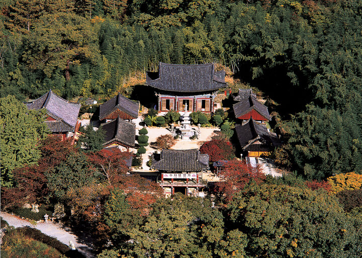 장안사 전경