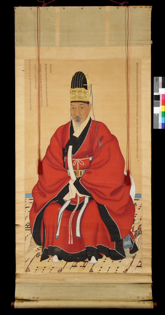 보물 채제공 초상 일괄 금관조복본(채규식)