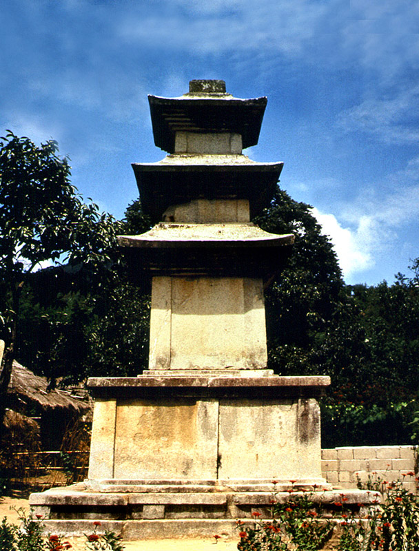 울주 청송사지 삼층석탑