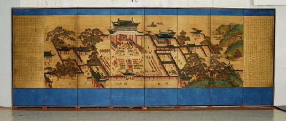 헌종가례진하도 병풍(憲宗嘉禮陳賀圖 屛風)