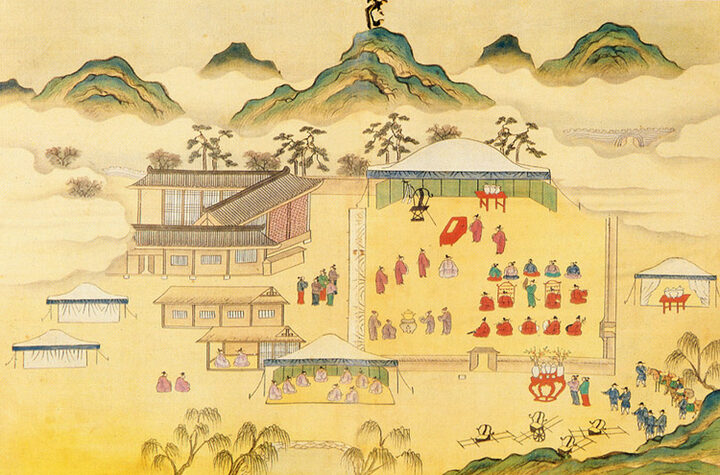 이경석 궤장 및 사궤장 연회도 화첩