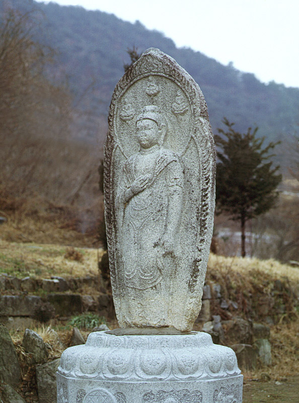 안성봉업사석불입상
