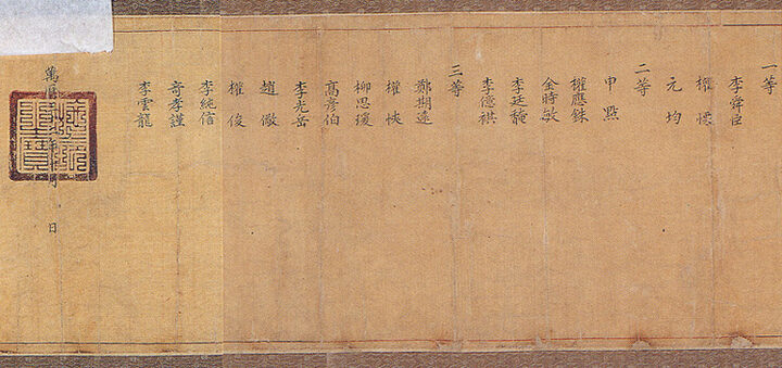 공신명단