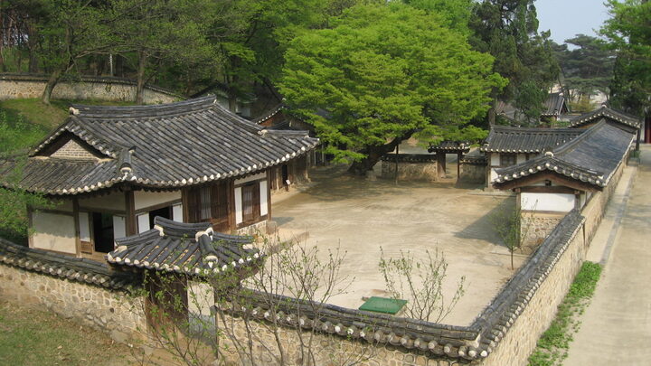 효종대왕릉재실 일곽 전경