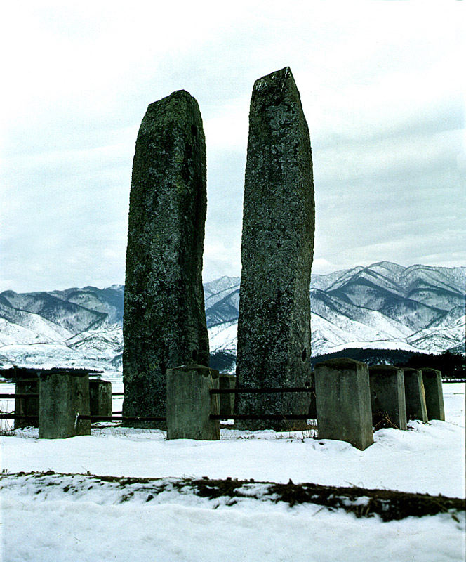 강릉 굴산사지 당간지주