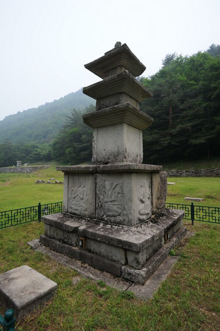양양 선림원지 삼층석탑 (촬영:문화재청)