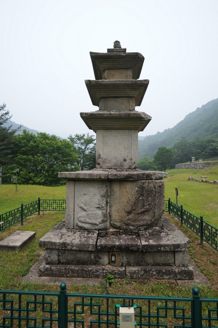 양양 선림원지 삼층석탑 (촬영:문화재청)