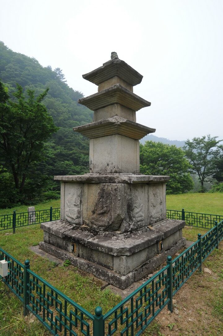 양양 선림원지 삼층석탑 (촬영:문화재청)