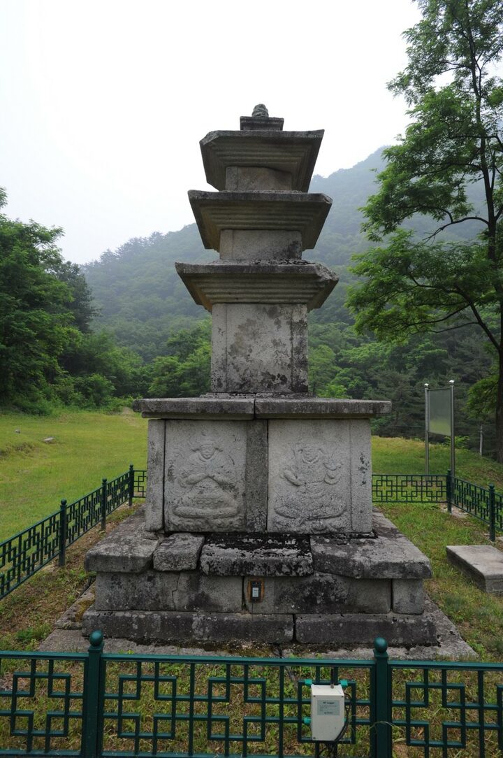 양양 선림원지 삼층석탑 (촬영:문화재청)