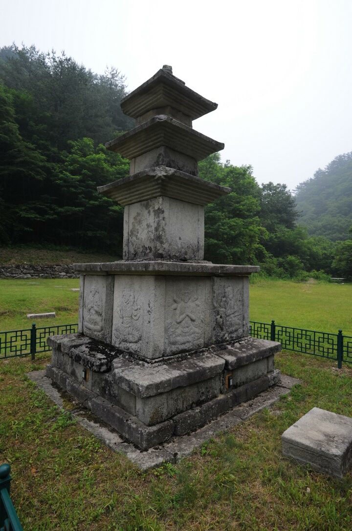 양양 선림원지 삼층석탑 (촬영:문화재청)