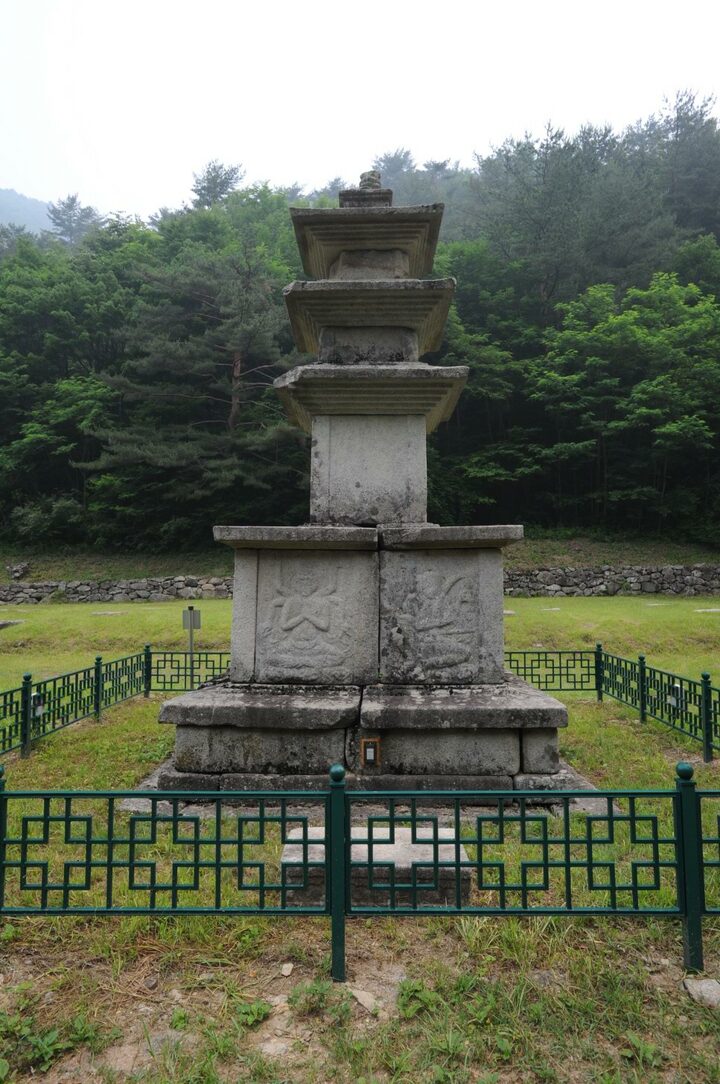양양 선림원지 삼층석탑 (촬영:문화재청)
