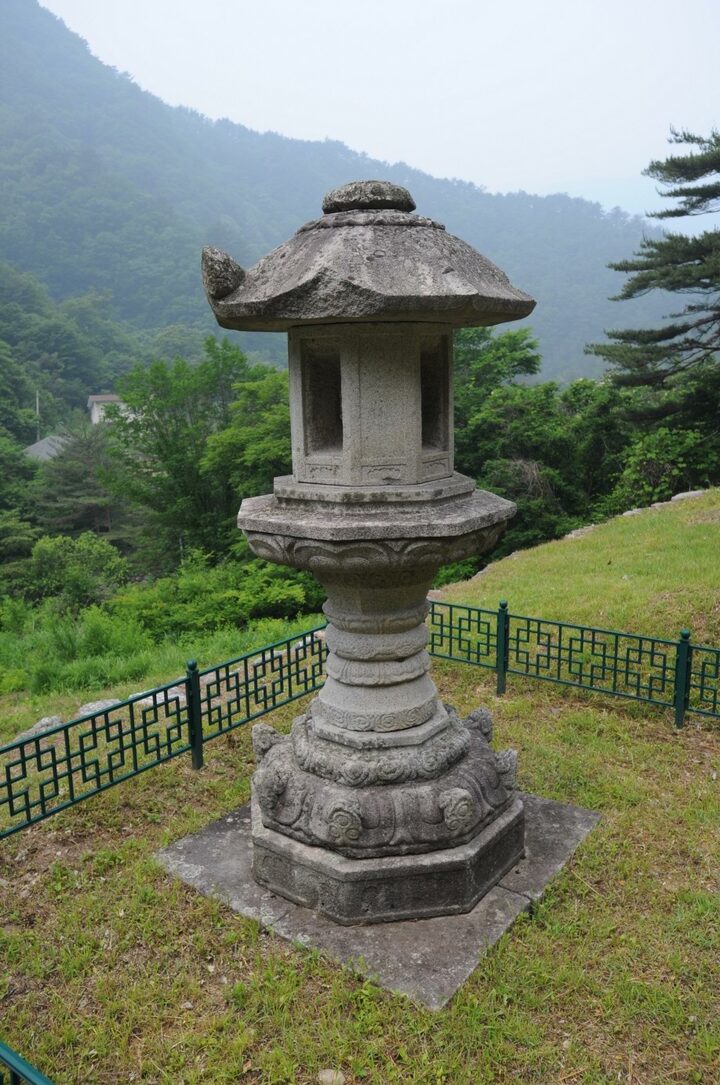 양양 선림원지 석등 (촬영:문화재청)