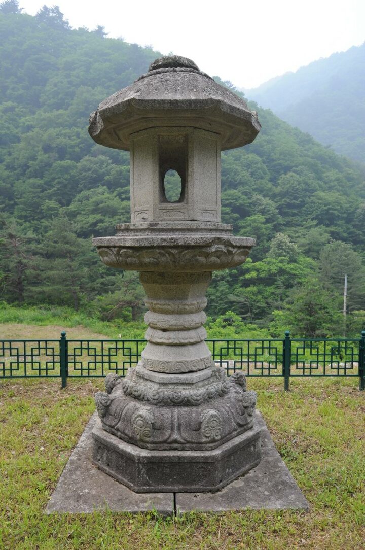 양양 선림원지 석등 (촬영:문화재청)