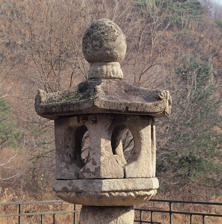 석등 화사석과 옥개부