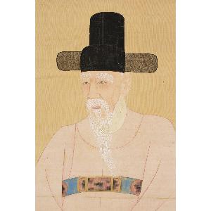 보물 허목초상(부분1)