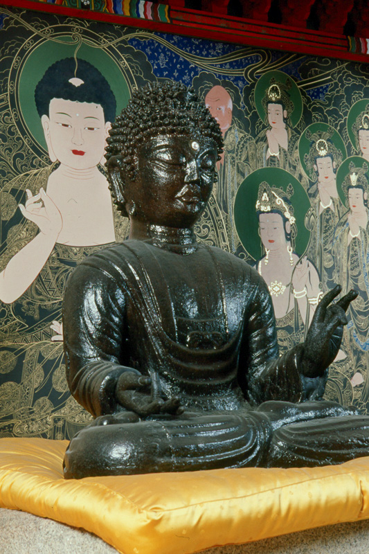 충주 철조여래좌상(忠州 鐵造如來坐像)