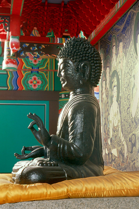 충주 철조여래좌상(忠州 鐵造如來坐像)