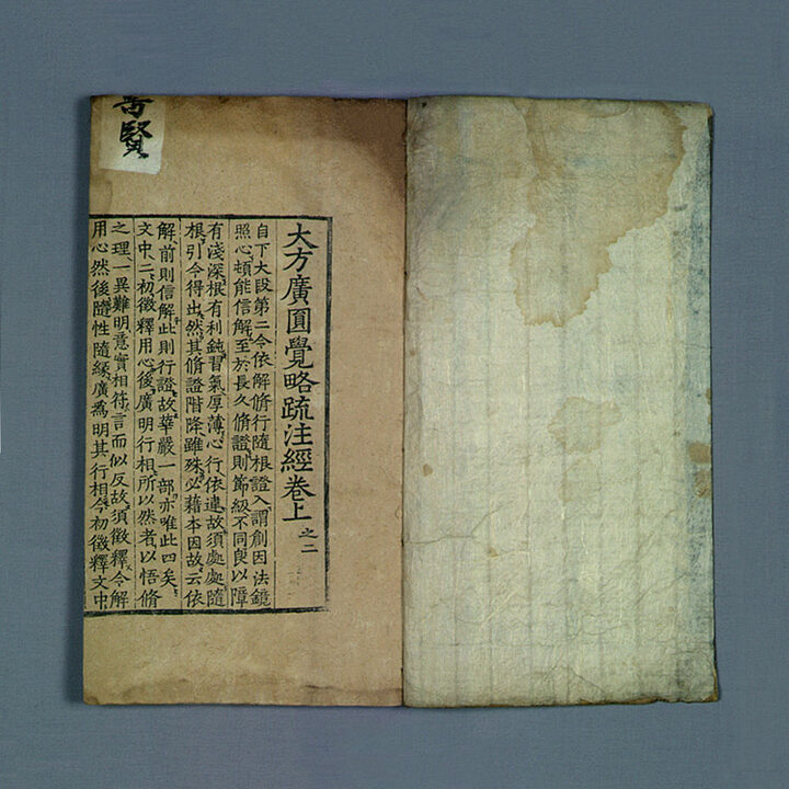 대방광원각략소주경(권상의2)