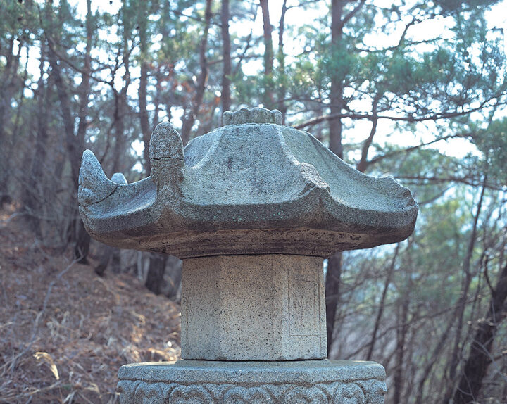 부도의 옥개석과 상륜부