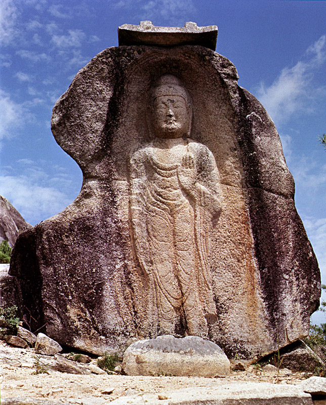 홍성 신경리 마애여래입상