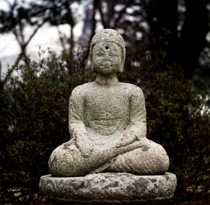 공주 서혈사지 석조여래좌상