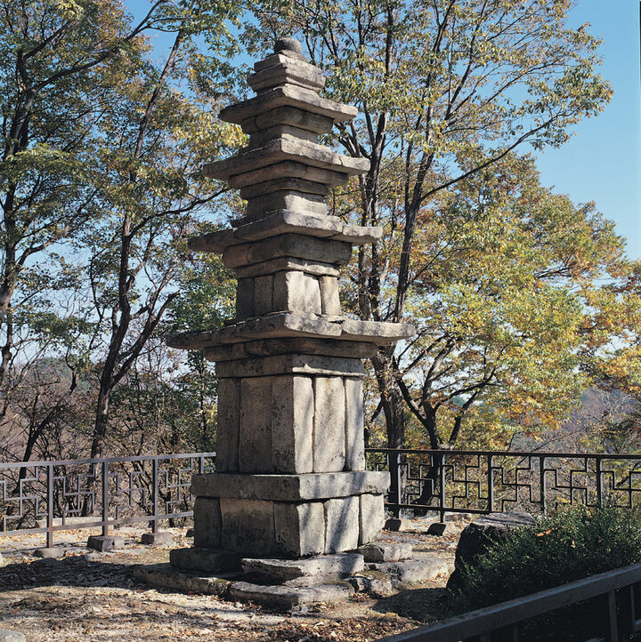 공주 청량사지 오층석탑