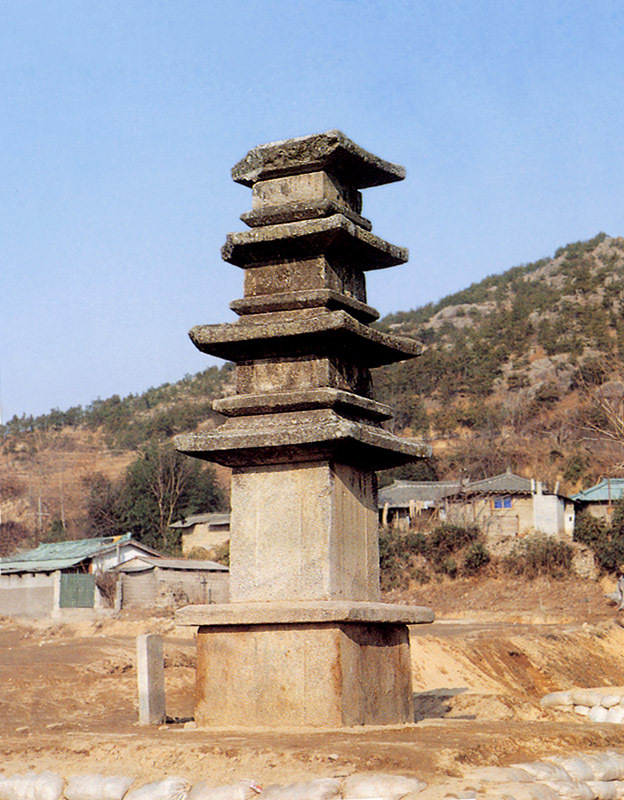 남원 만복사지 오층석탑