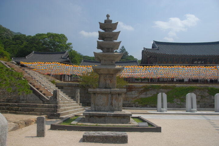 구례 화엄사 서 오층석탑
