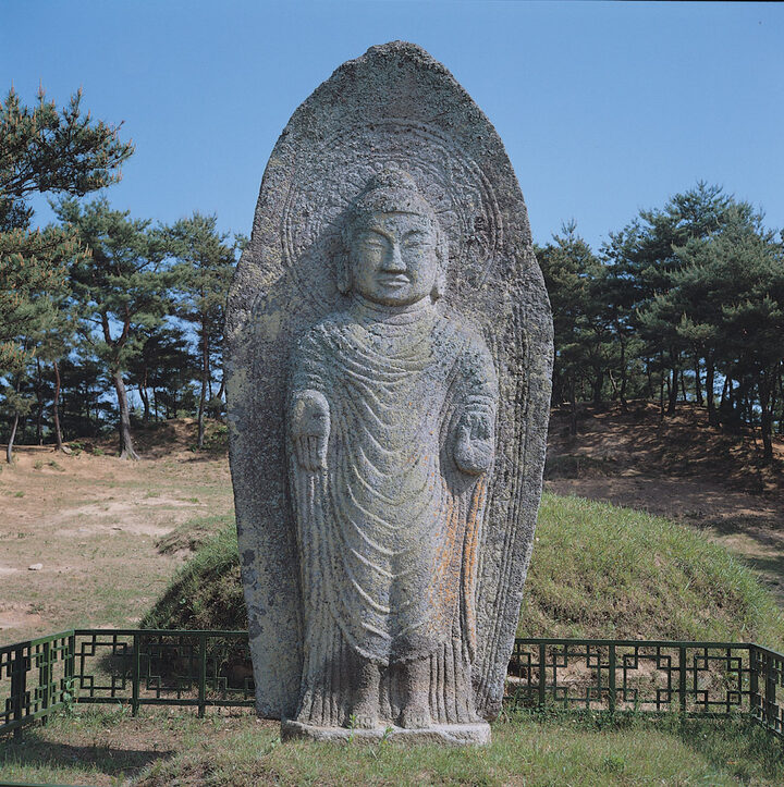 나주 철천리 석조여래입상