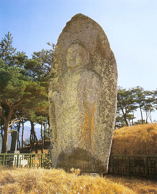 나주 철천리 석조여래입상
