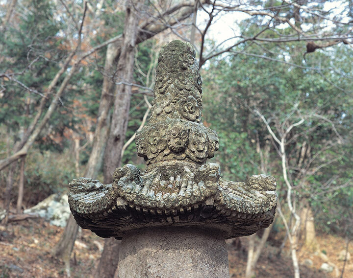 부도의 옥개석과 상륜부