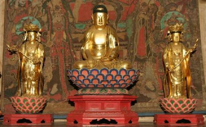보물 여수 흥국사 목조석가여래삼존상