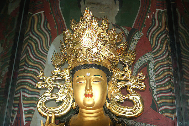 영천 은해사 운부암 금동보살좌상(永川 銀海寺 雲浮庵 金銅菩薩坐像