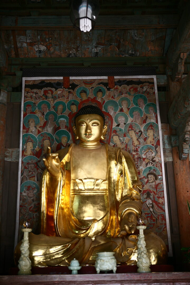경주 기림사 소조비로자나삼불좌상