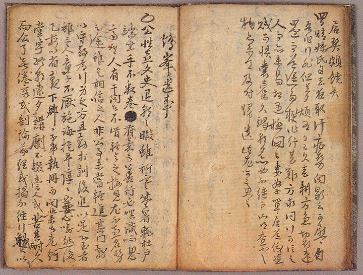 일기일부잡록권말