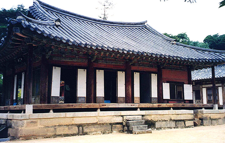 영주 소수서원 강학당 전면