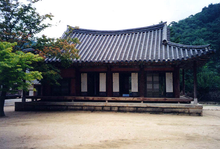 영주 소수서원 강학당 배면