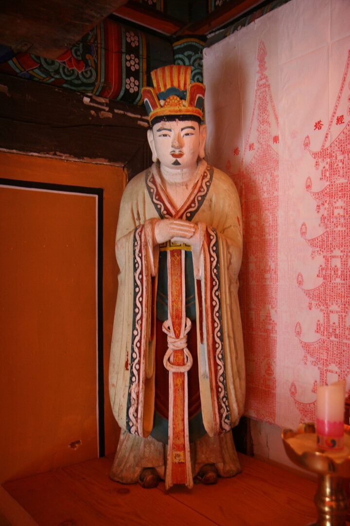 봉화 청량사 목조지장보살삼존상_무독귀왕상