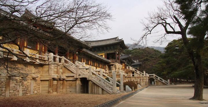경주 불국사 가구식 석축 전경