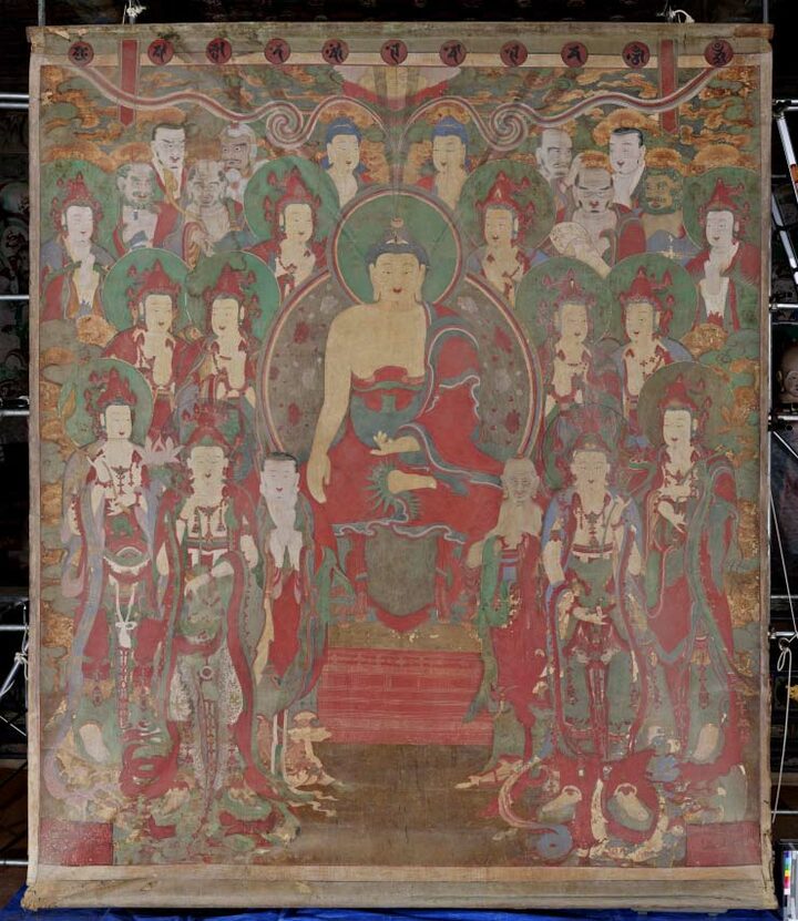 경주 불국사 영산회상도 및 사천왕 벽화(영산회상도)