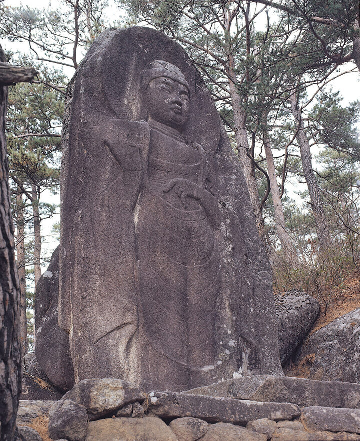합천 치인리 마애여래입상