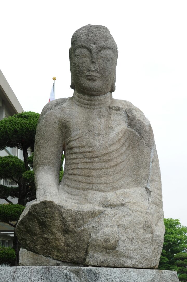함양 교산리 석조여래좌상 (촬영:문화재청)