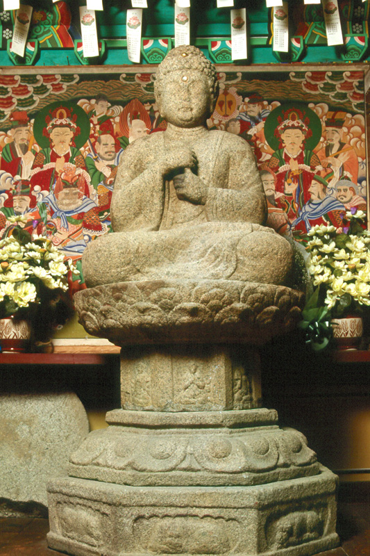 창원 불곡사 석조비로자나불좌상