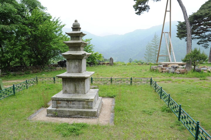 함양 벽송사 삼층석탑 (촬영:문화재청)